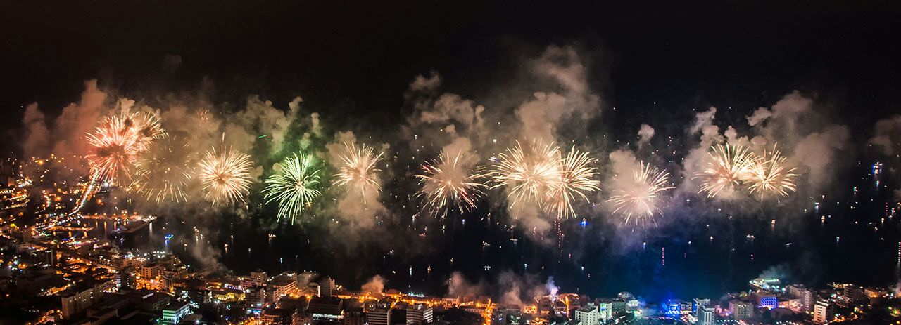 Fireworks at Jounieh Festival 2015