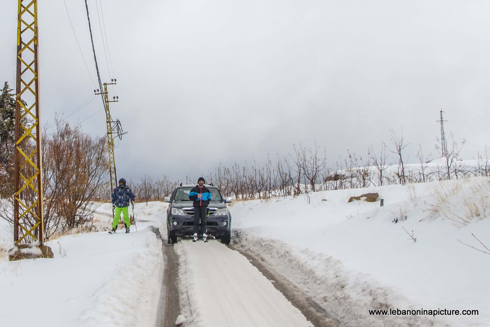 First Ski in 2016-17 Season (Laklouk, Lebanon)