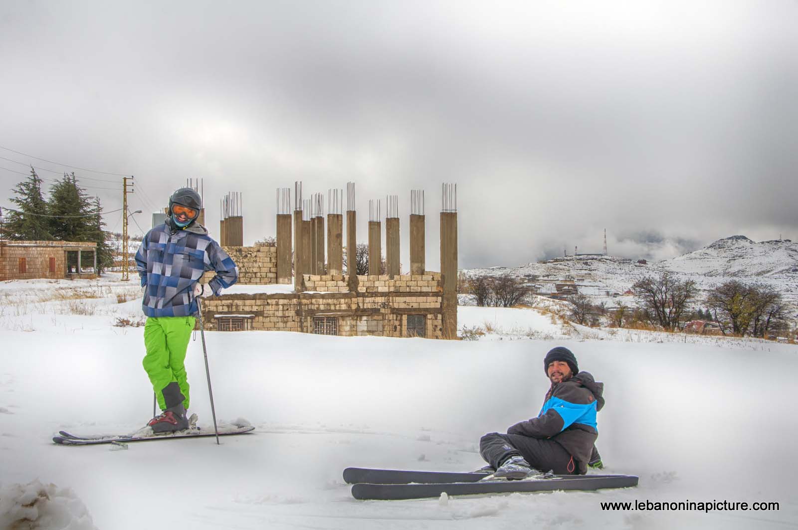 First Ski in 2016-17 Season (Laklouk, Lebanon)