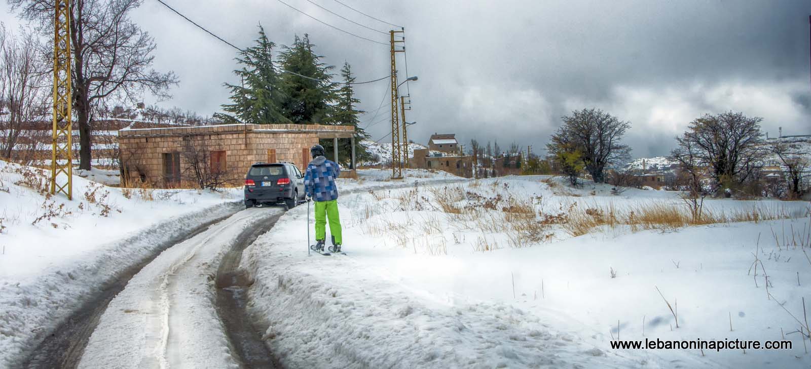 First Ski in 2016-17 Season (Laklouk, Lebanon)