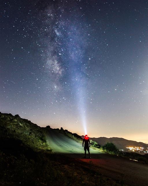 Focus on the journeyNot the destination🌌.... milkyway... (Mount Sannine)