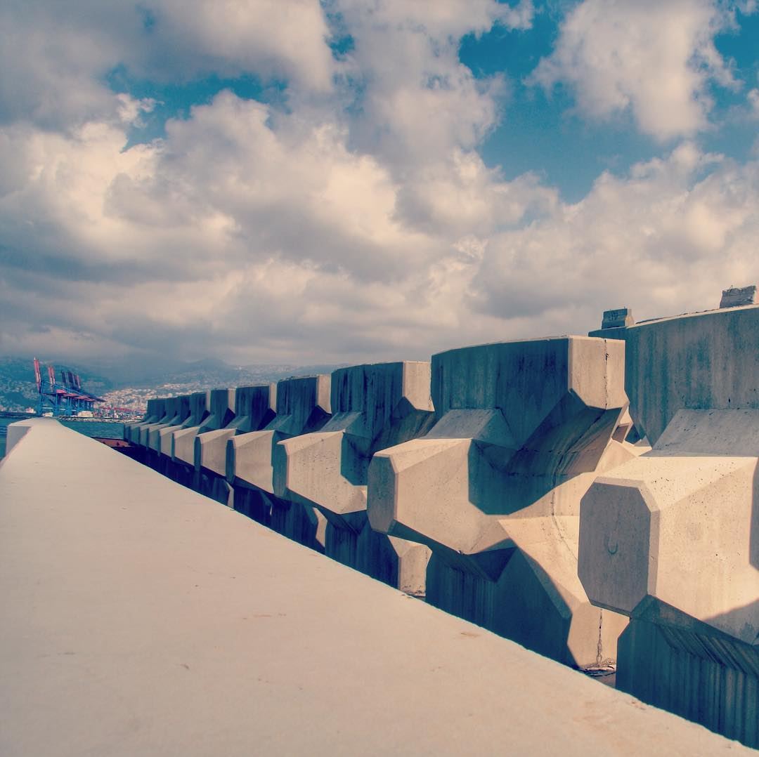 Follow the perspective ❤️  beirut  love  lebanon  lebanontimes ... (Beirut Waterfront)