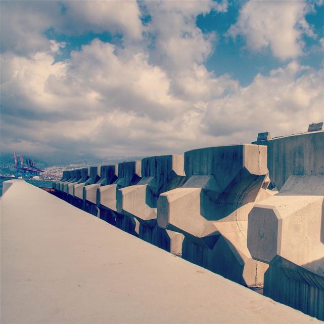 Follow the perspective ❤️  beirut  love  lebanon  lebanontimes ... (Beirut Waterfront)