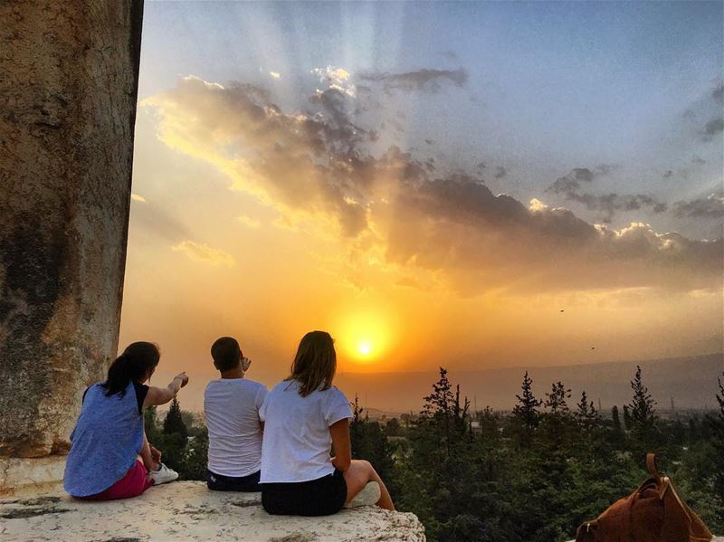 Friendship isn't about who you've known the longest. It's about who walked... (Baalbek, Lebanon)