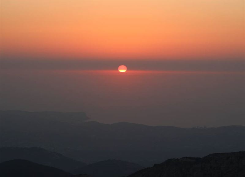 From 1700m height!  sunset_ig  sunsetlove  sunset  livelovelebanon ... (Ehden, Lebanon)
