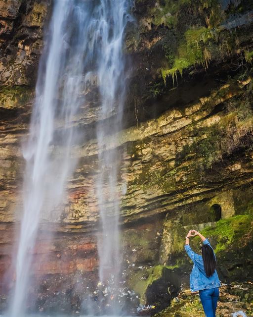 From nature, with love 💙💚 📷: @louaynemerkabalan (Jezzîne, Al Janub, Lebanon)