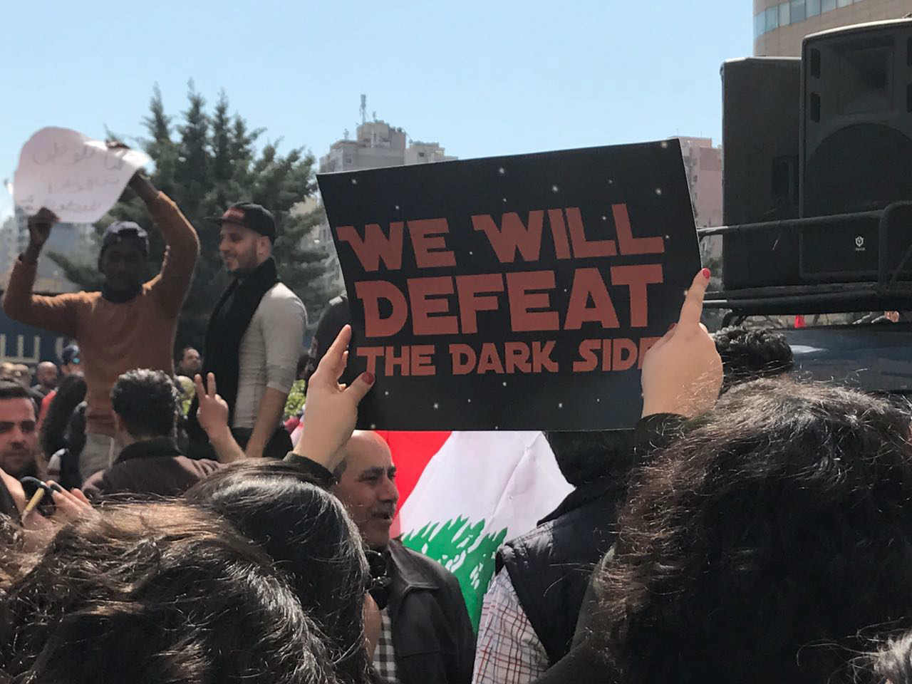 Funny Signs from Today's Protest