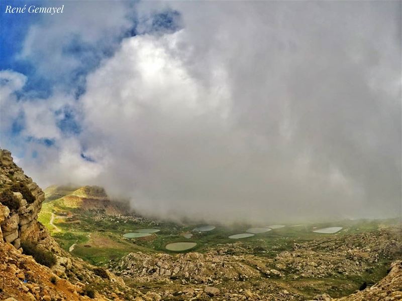 GOD sends the storm to show that he is the only shelter....... (El Laklouk, Mont-Liban, Lebanon)