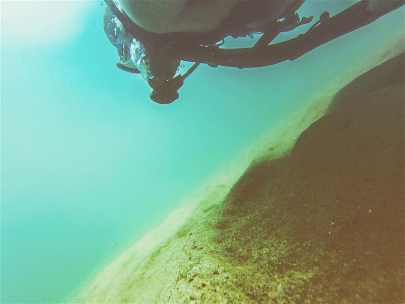 Golden seas⚓️  diving  livelovebeirut  livelovelebanon  lebanon  sea ... (Chekka Beach)