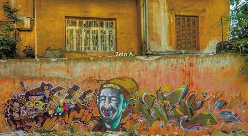  good  evening  colorful  graffiti  art🎨  streetphotography ... (Achrafieh, Lebanon)