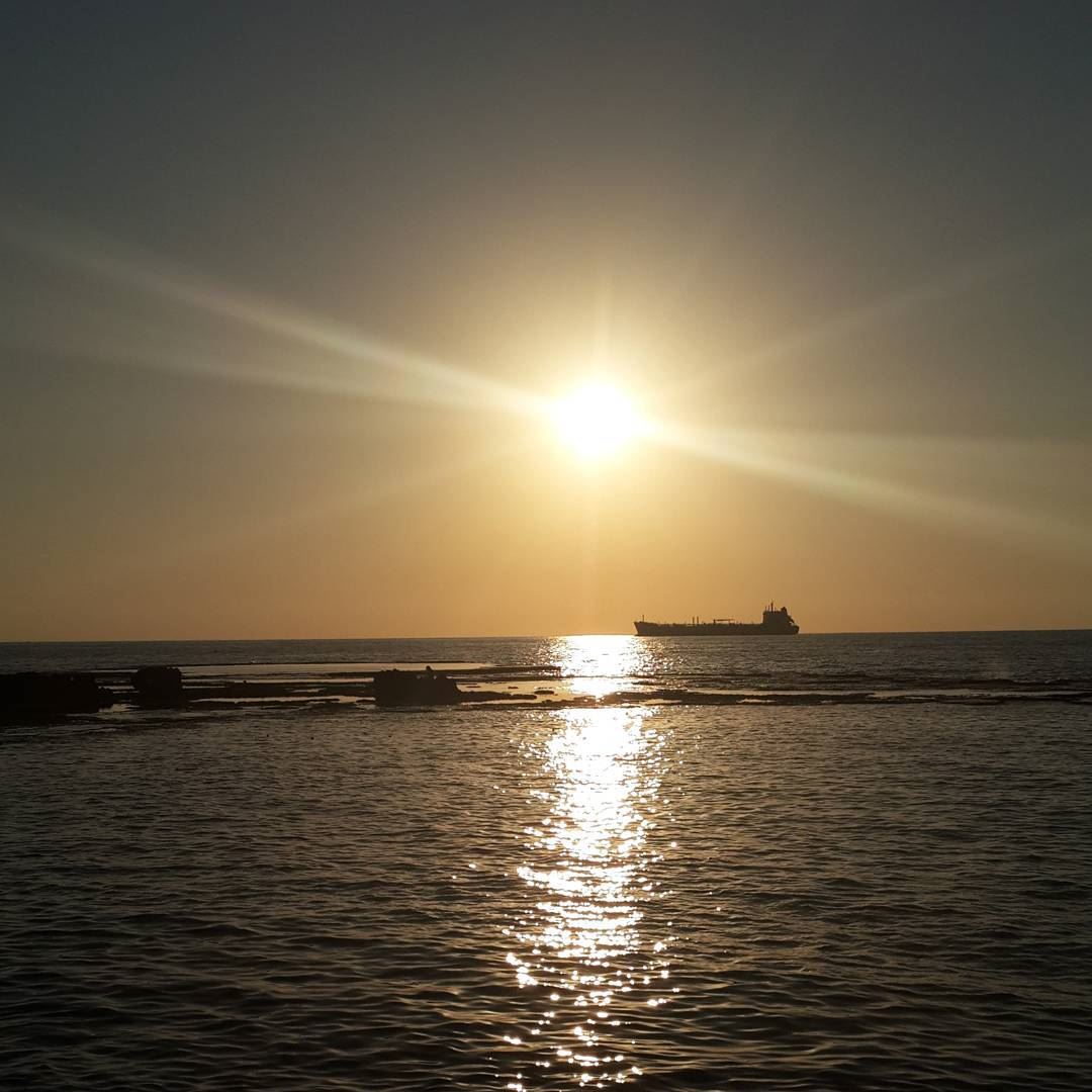 Good Evening friends! evening sunset beach byblos lebanon beautiful...