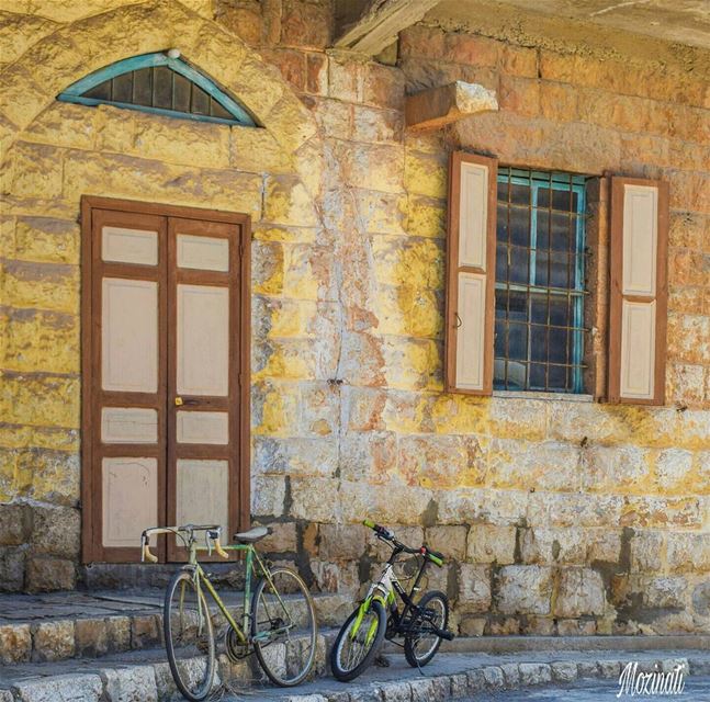 Good Morning. 🌷_________________________  bicycle old heritage... (Douma, Liban-Nord, Lebanon)