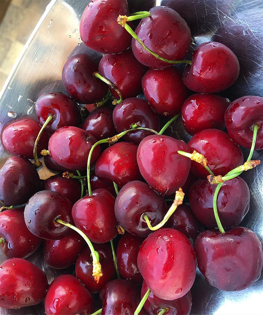 Good Morning 🍒🍒🍒. fruits food eat yummy nomnom foodie foodporn... (Beirut, Lebanon)