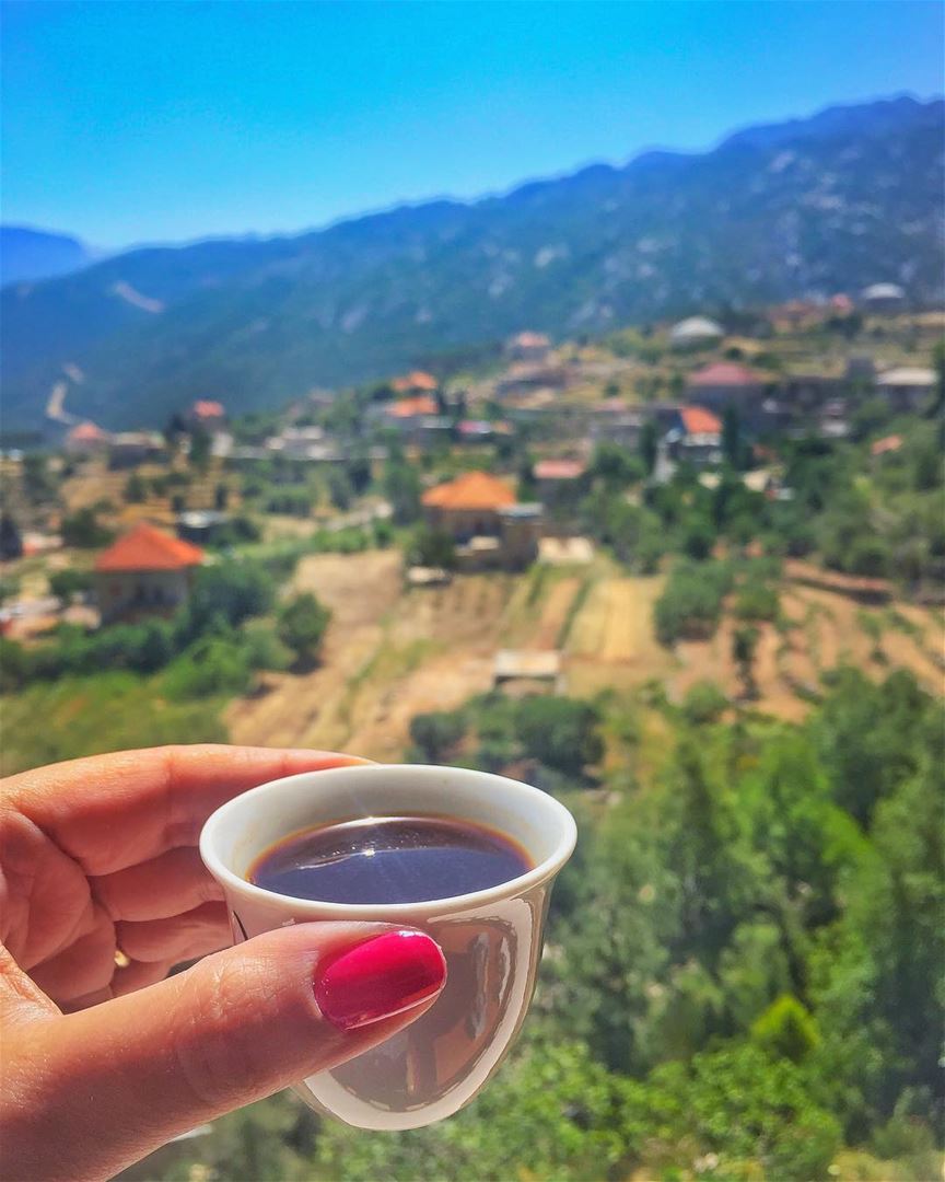 Good morning 🌹🏡🌹it's  coffeetime ☕️... (Douma, Liban-Nord, Lebanon)
