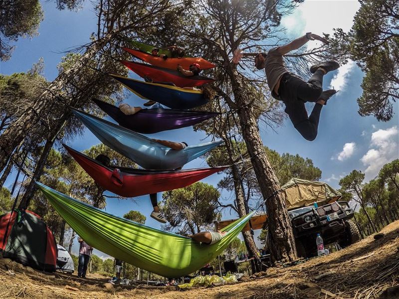 Hammock Tower with @hikemen 🕴🏻... (HikeMen)