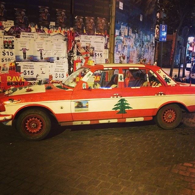  hamra street lebanon Beirut  lovely car 🚕🚕🚕🚕...