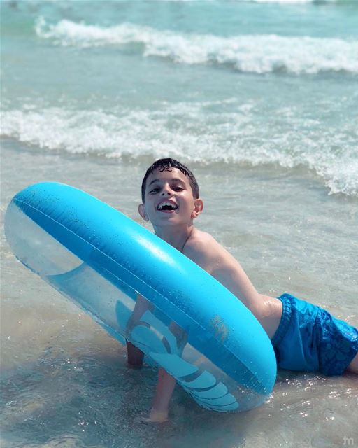 - Happiness is a day a the Beach 💙-... vacation  tyre  summer ... (Tyre, Lebanon)