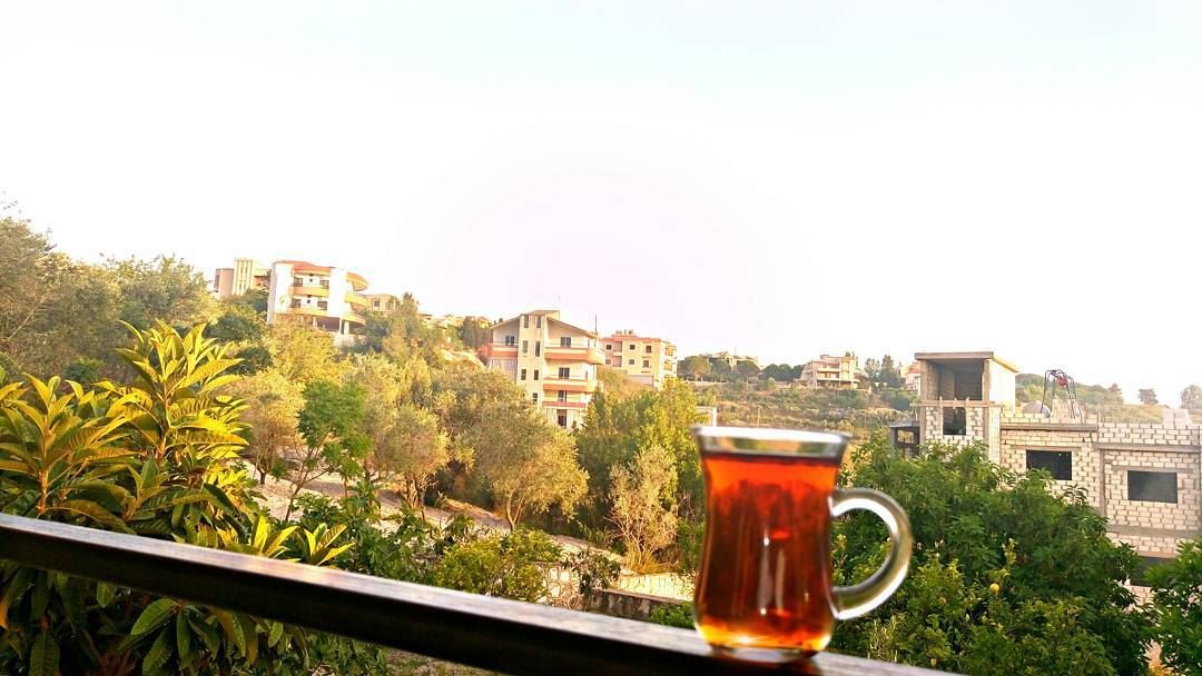 Have a nice time with this cup of tea ☕ Photo taken by @hussein.fwz 📷... (Ghassâniye, Al Janub, Lebanon)