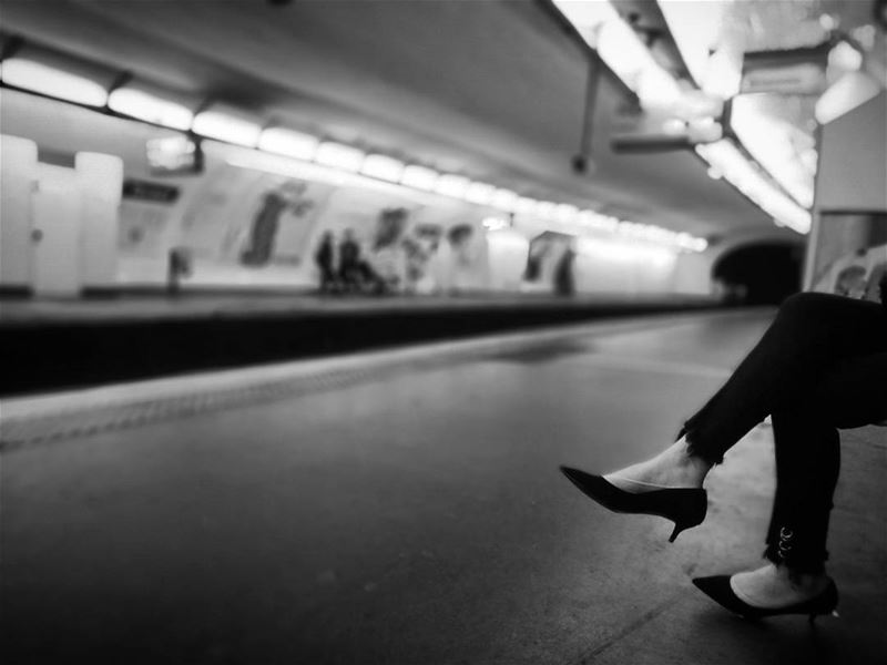 Heels of the metro -  ichalhoub in  Paris  France shooting ...