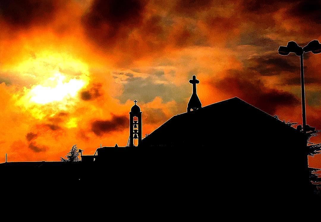 His Grace is Enough 💫  cloudysky  annaya  jbeil  lebanon ... (St Charbel Aanaya)