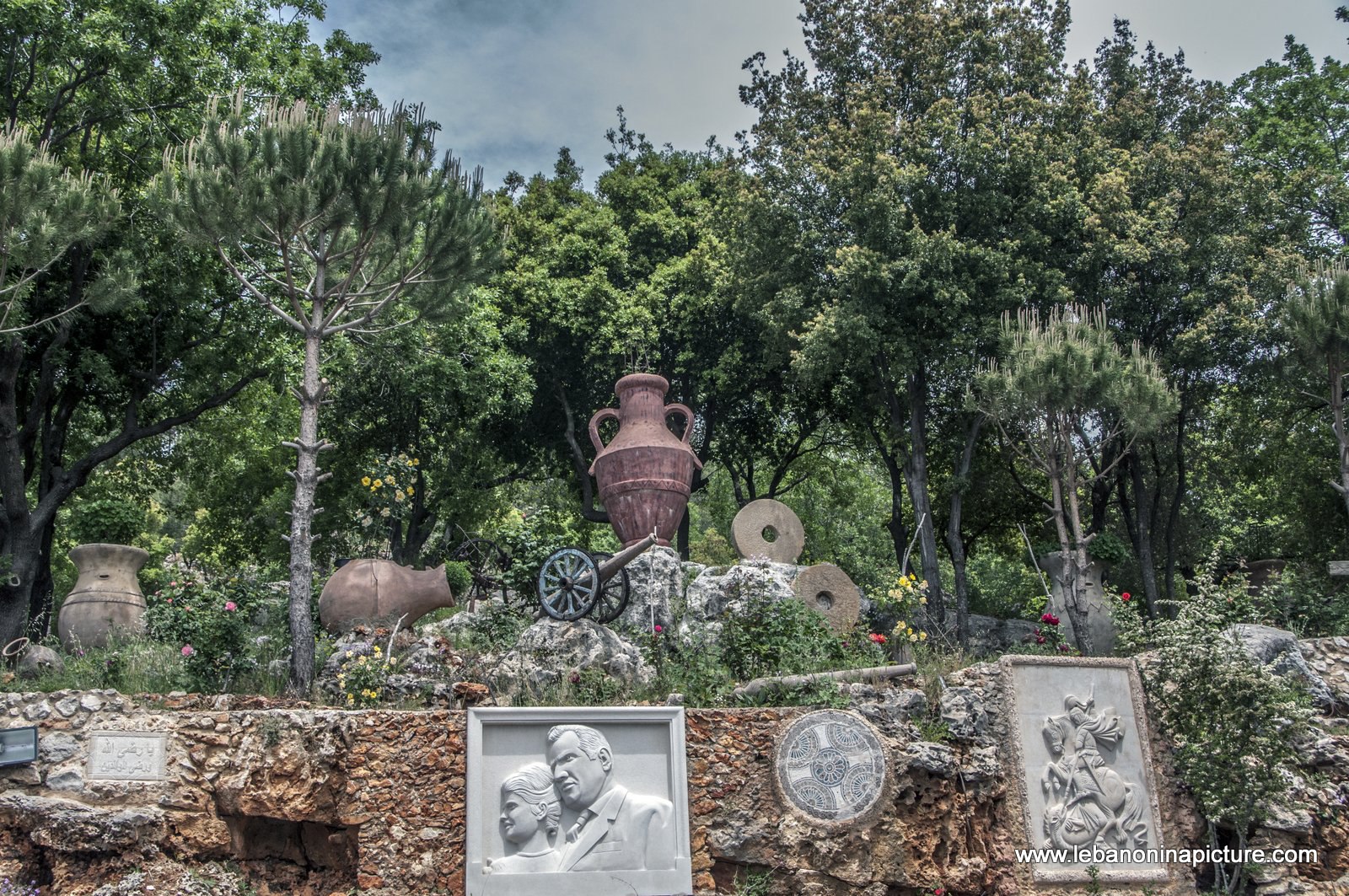 Historical Artifacts and Weapons Near Moussa Castle in Chouf