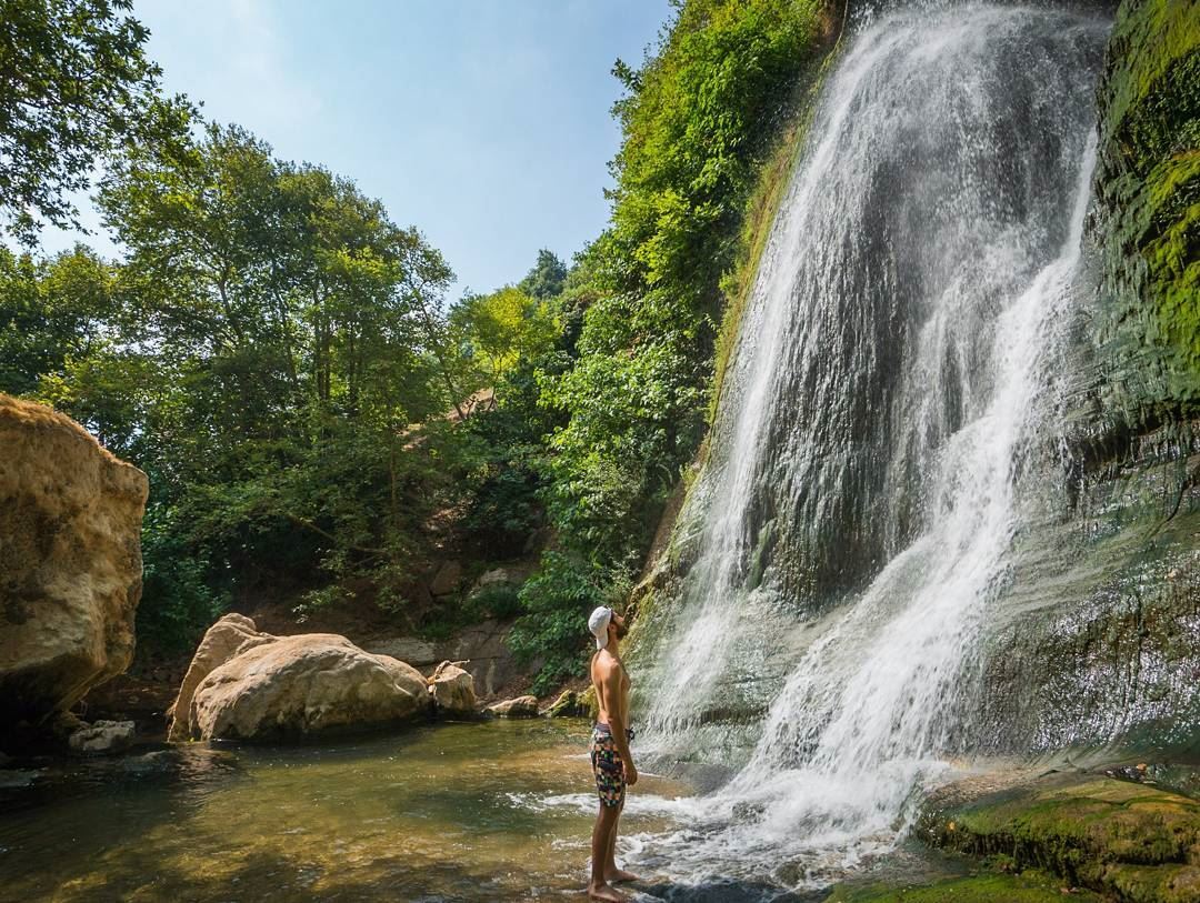 Hot weather, cold water  lebanon  lonelyplanet ... (Bsatin Al-Ossi Waterfalls)