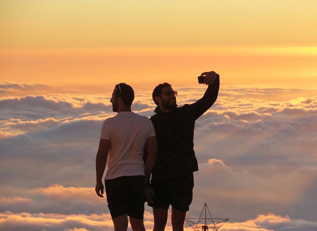 How about a Selfie above the clouds? Make sure to head to the mountains... (Mzaar Kfardebian)