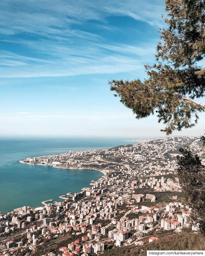 How about this view ?  jounieh Beirut... (Our Lady of Lebanon)