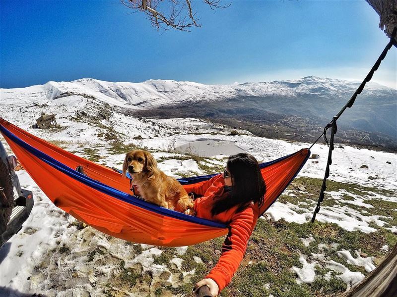 If I lay here, would you lie with me and just forget the world? 🐶 (Qanat Bakish, Mont-Liban, Lebanon)