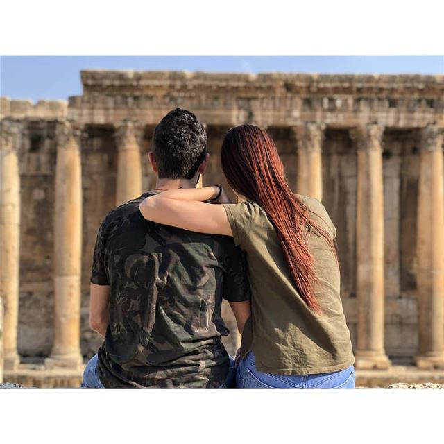 If she wants you don't worry about who wants her! livelovelebanon ... (Baalbek , Roman Temple , Lebanon)