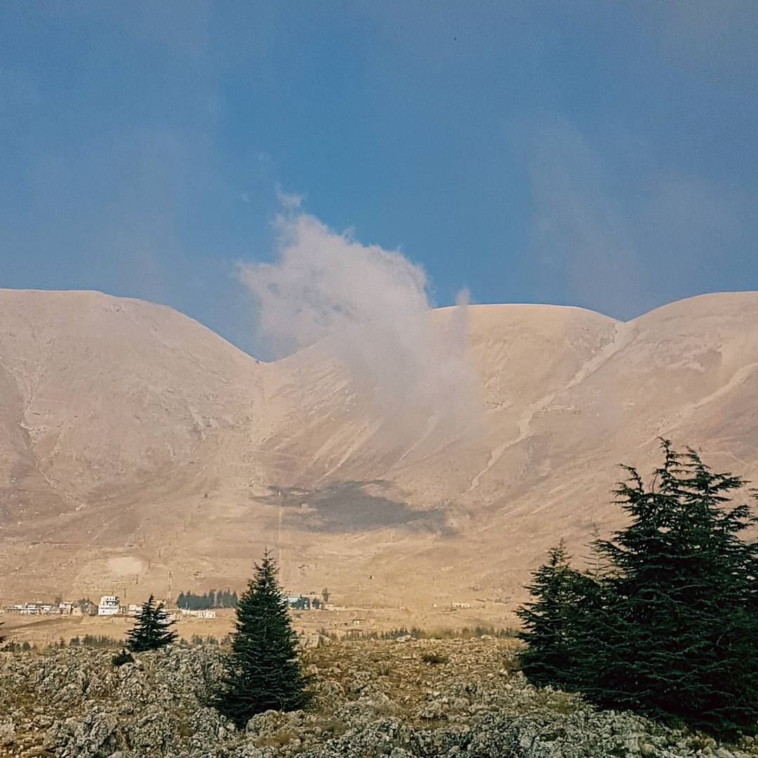 If you're ever left out like this cloud... Remember, you can still give... (The Cedars of Lebanon)