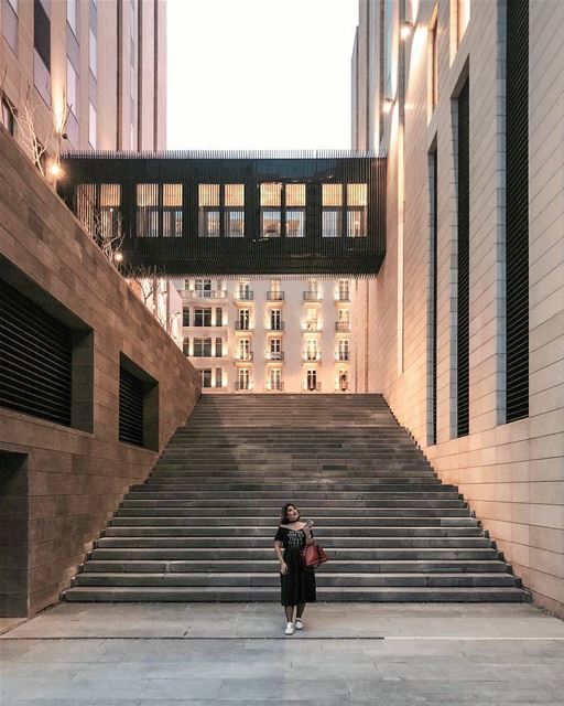 In Between buildings 🌆@officialnormanfoster  Beirut Architecture... (Beirut, Lebanon)