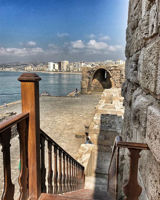 Inside the castle.. saida old sea castle... (Saïda, Al Janub, Lebanon)