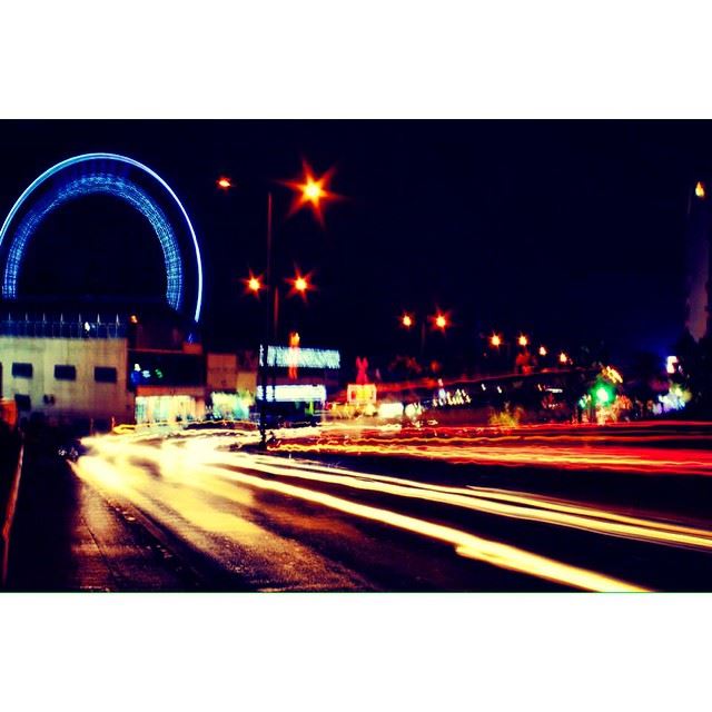  InstaSize  longexposure  lights  manara  beirut ...