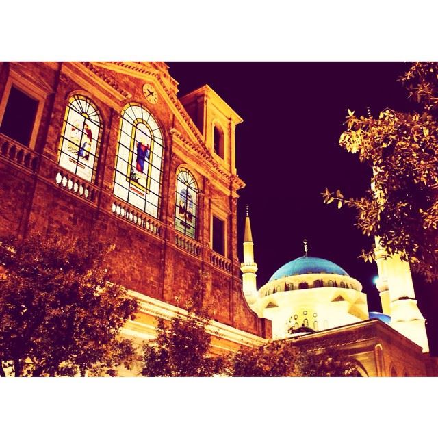  InstaSize when the mosque meets the Church  islam  religion  lebanon ...