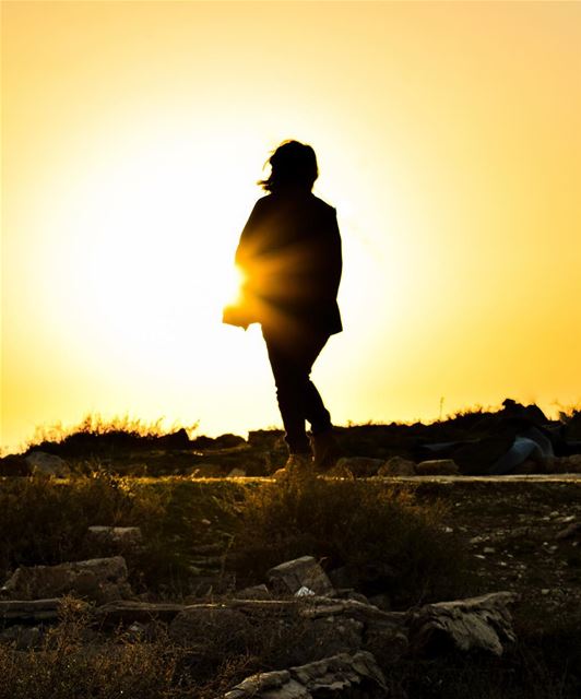 Into the sun. ☀️ ... (Anfeh, Lebanon)