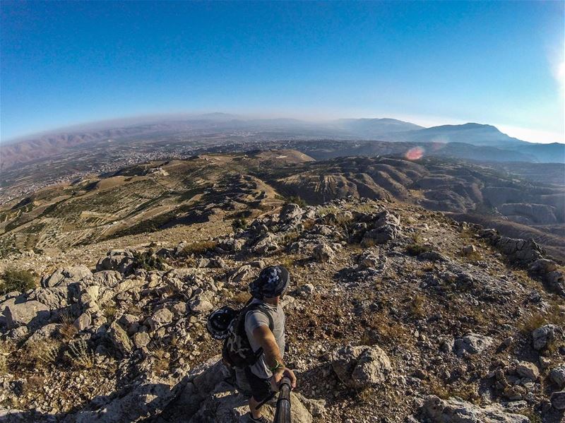 It is not the Mountain we Conquer but ourselves ... (Bekaa Valley)