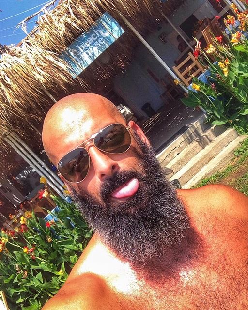 It's for " jabal " lovers😉😋😂  lebanon  lebanese  beard  bearded  igers ... (The Beach House Okaibe)