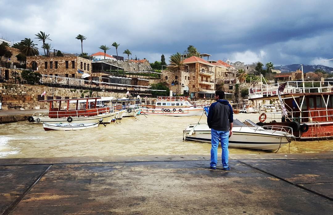 It's getting stormy in  ByblosThe oldest living city in the... (Byblos, Lebanon)