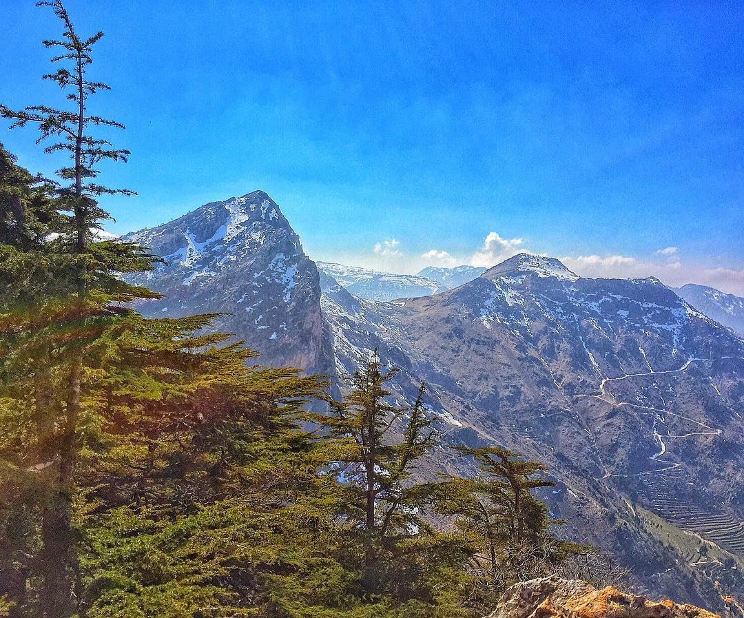 It's hard to go up a Mountain than down, but the View is always Best from... (Arz Tannourine)