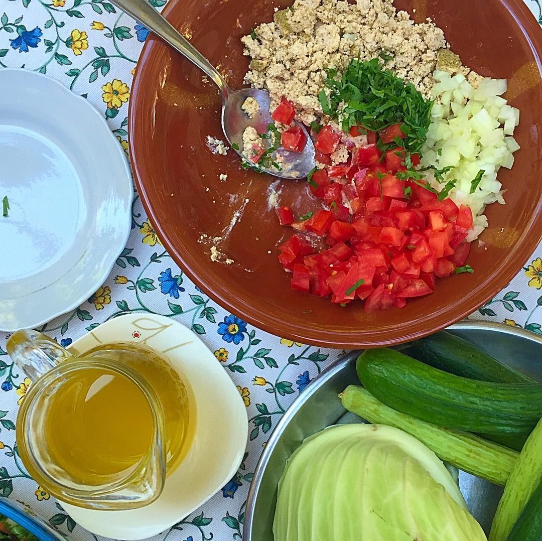 It's Sunday;so...Chanklich!......... homemade  cheese  lebanese ... (Beirut, Lebanon)