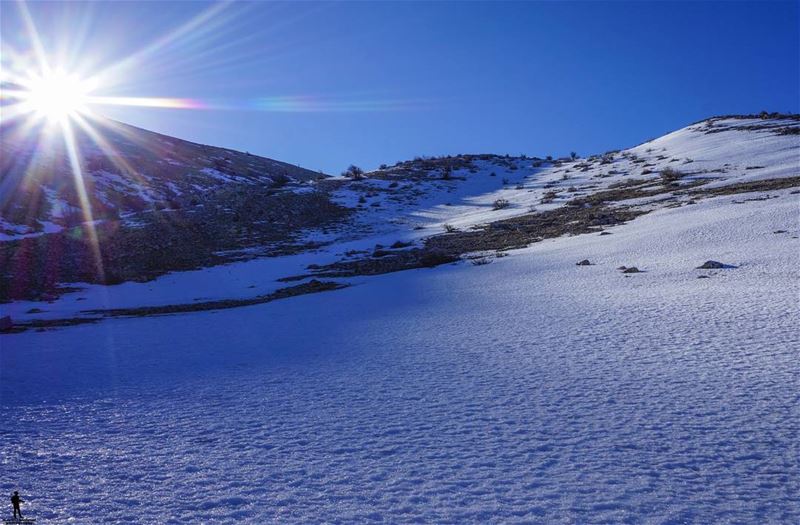 Jbaa mountain.. mountain  snow  sunrise🌅  nature  hiking🌲  chouf...