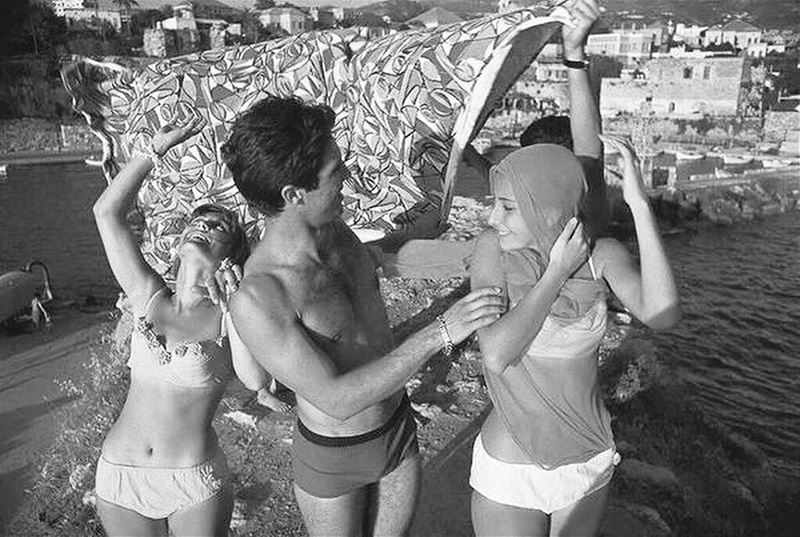 Jbeil Beach in 1965