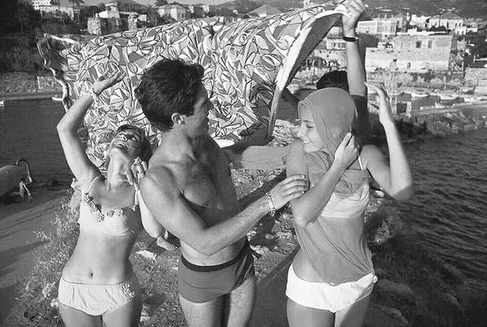 Jbeil Beach in 1965