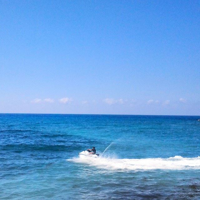 Jet Skiing off Tripoli shore...  TripoliLB  Tripoli  ElMina  North_Lebanon...