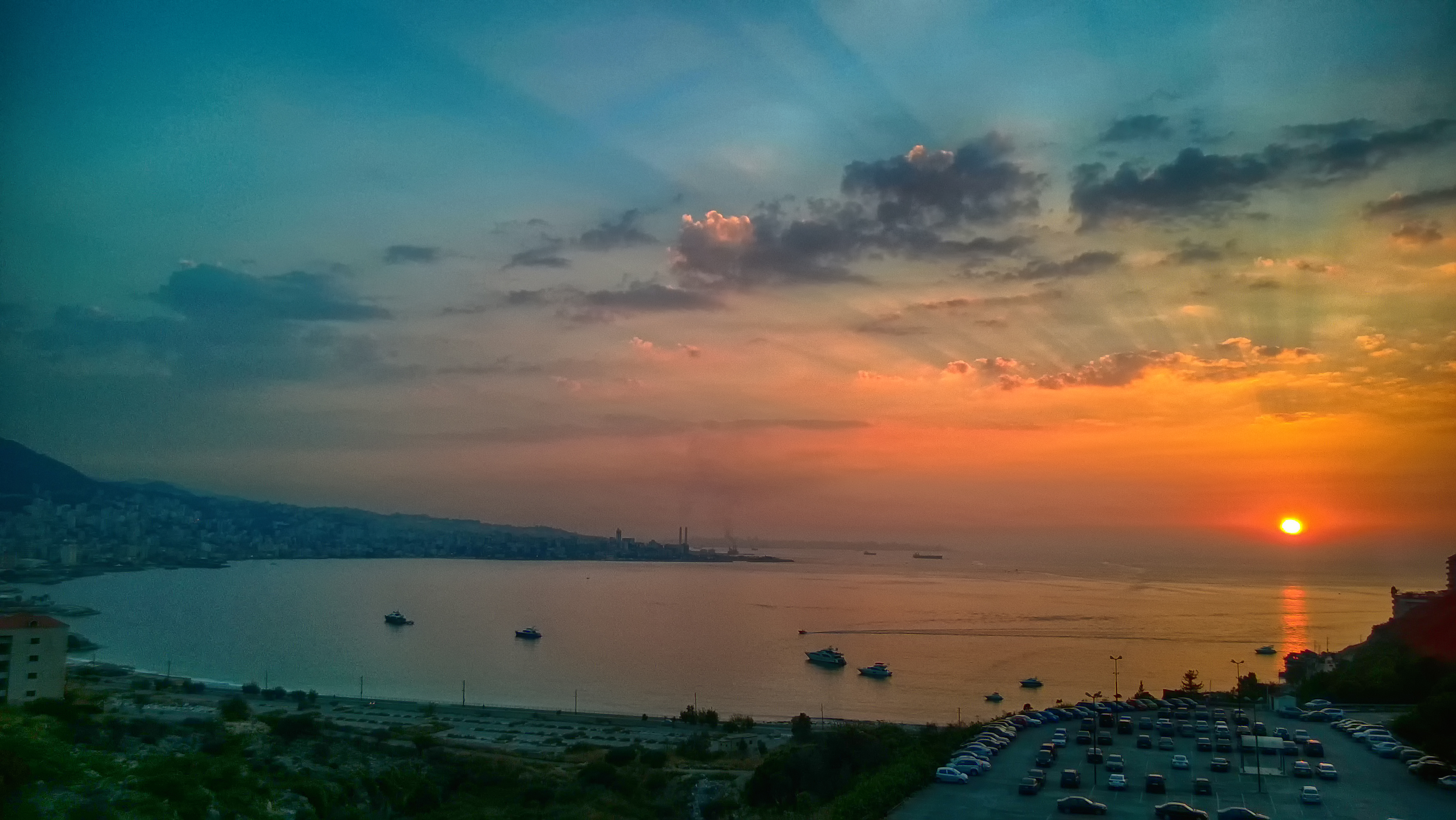 Jounieh Bay at Sunset