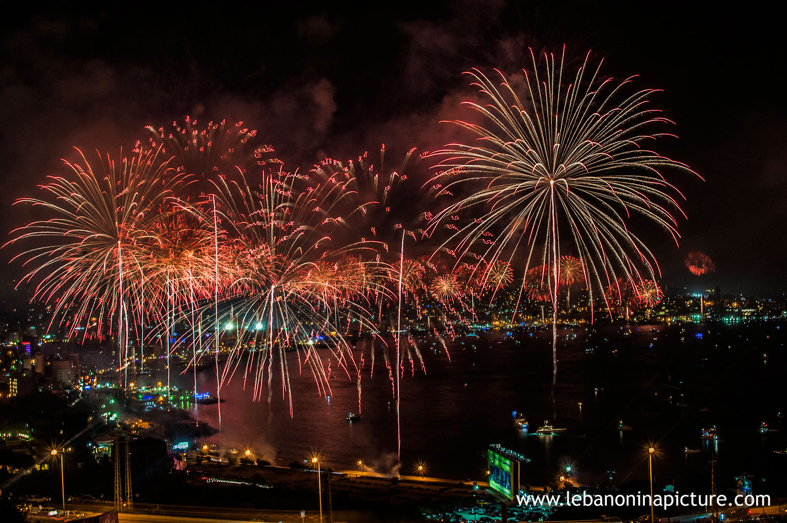 Jounieh Fireworks Summer 2014