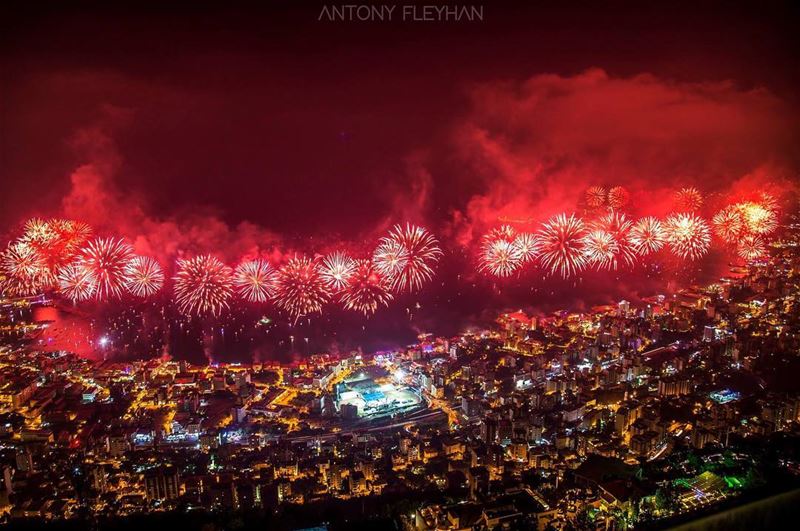 Jounieh International Festival 2016  fireworks  city ...