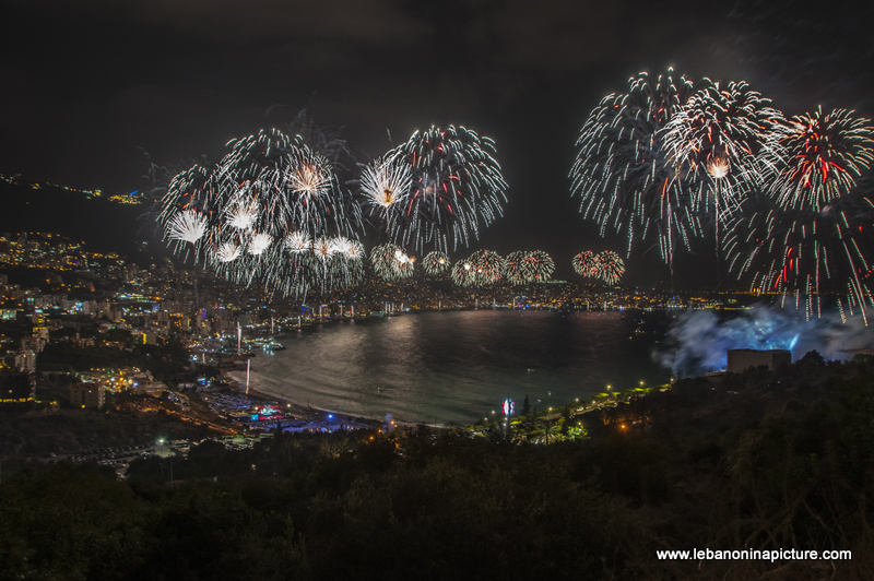 Jounieh International Festival 2018 - Fireworks Pictures (Jounieh Bay)