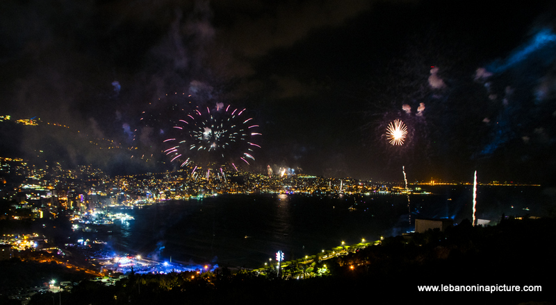 Jounieh International Festival 2018 - Fireworks Pictures (Jounieh Bay)